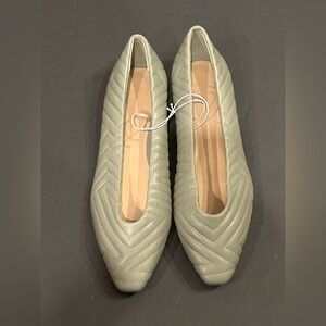 H&M Sage Green Ballet Flats Size 8.5. New without box